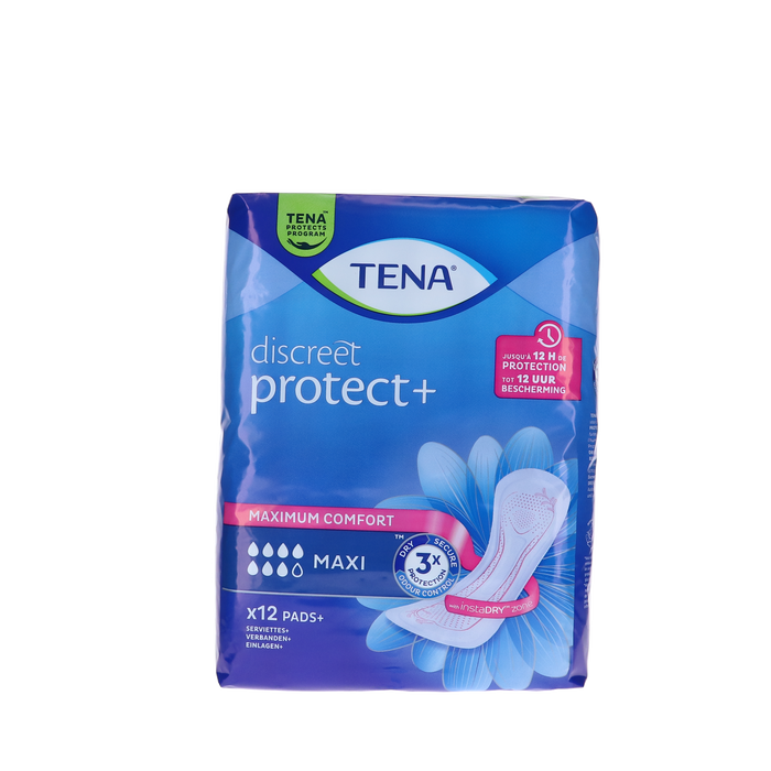 TENA Discreet Protect+ Maxi, 12 stuks