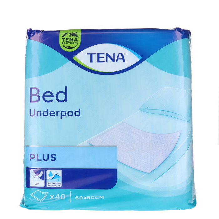 TENA Bed Plus onderlegger 60 x 60 cm, 40 stuks
