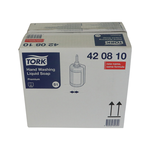 Afbeelding van Tork Premium Vloeibare Zeep Antibacterieel S1 1L, 6st (420810)