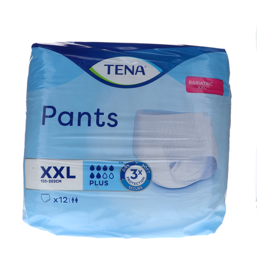 TENA Pants Bariatric Plus, XXLarge, 12 stuks
