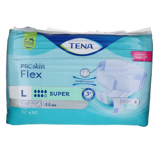 Tena Flex Super Maat L, 30 stuks in verpakking