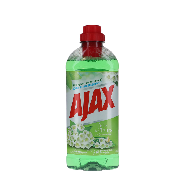 Ajax Allesreiniger 650 ml Lentebloem fles voor schoonmaken met lentebloemengeur