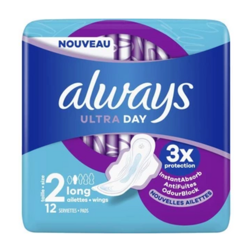 Afbeelding van Always Ultra Maandverband Long (met vleugels), 12 stuks