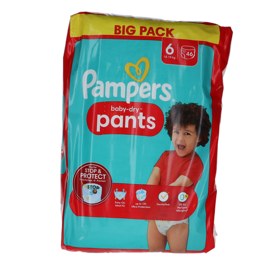 Afbeelding van Pampers Baby Dry Pants Maat 6 - 46 Luiers