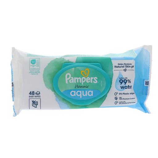 Pampers Harmonie Aqua Baby Wipes 48 stuks verpakking