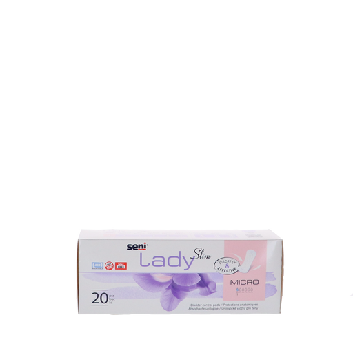 Afbeelding van Seni Lady Slim Micro in een verpakking van 20 stuks.