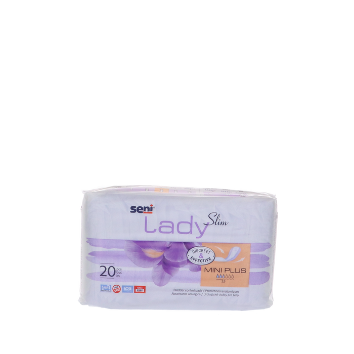 Afbeelding van Seni Lady Slim Mini Plus, 20 stuks inlegverbanden voor vrouwen.