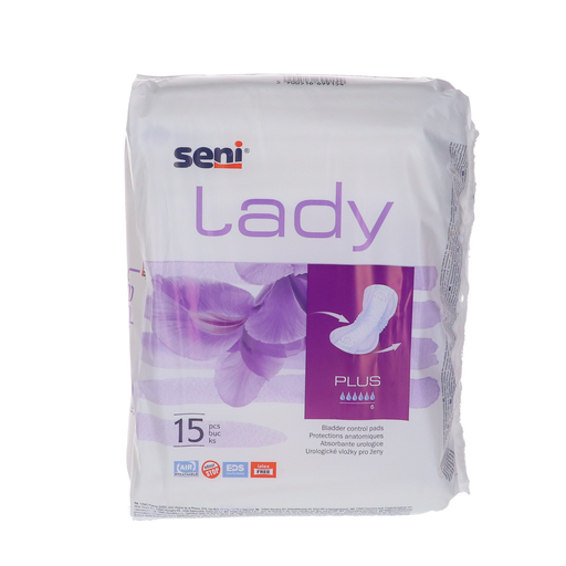 Seni Lady Plus incontinentieproducten, verpakking van 15 stuks