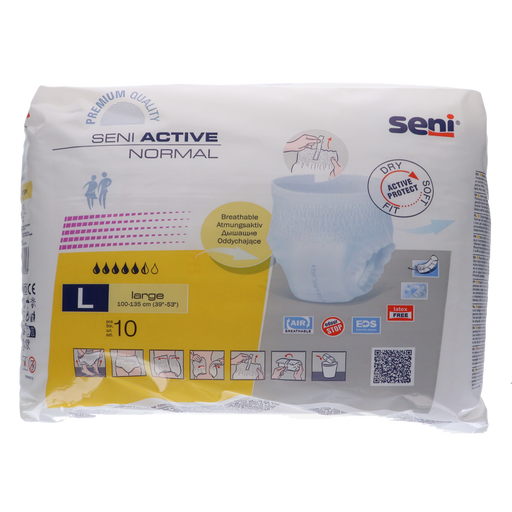 Seni Active Normal Large incontinentiebroekjes, 10 stuks verpakking